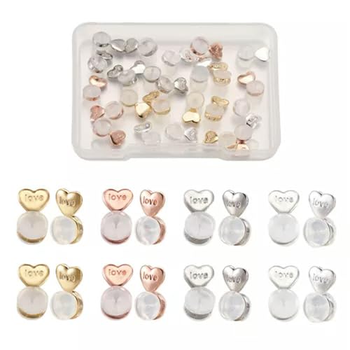 Fermoirs de boucles d'oreilles en silicone ISCBAFYX pour le sport et quotidien