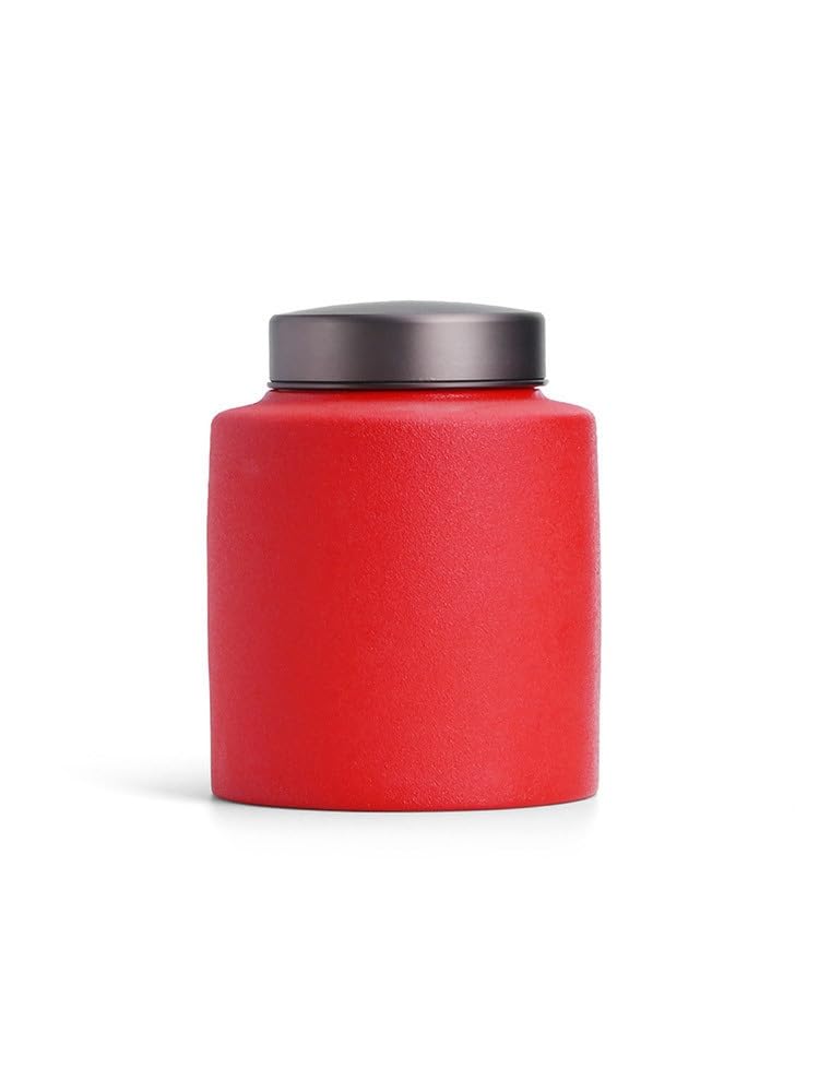 ENGENDER Tea Storage Jar Tea Cans Household Coffee Sealed Large Pu'er Storage Black And Green Universal Empty