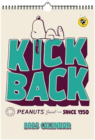 Calendario Da Parete Peanuts 2025 - Ufficiale, 29x44 Cm, Con Spiralina, Illustrazioni Colorate - Foto 9