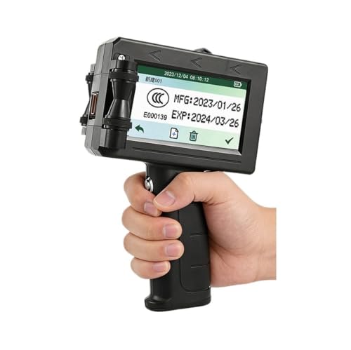 Imprimante d'étiquettes portable pour marquage de date de lot et logo