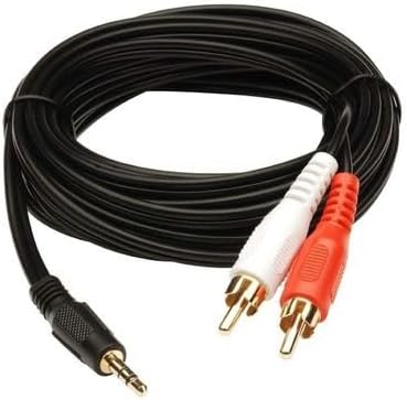 1.5m Audio Adapter Lead Aux to 2 RCA Cable