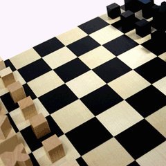Naef Juego completo de ajedrez Bauhaus