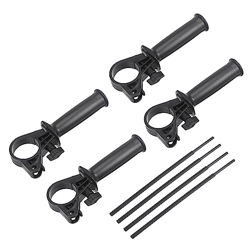 Sourcing map mango de martillo auxiliar frontal lateral ajustable de plástico para taladro de impacto de 13 a