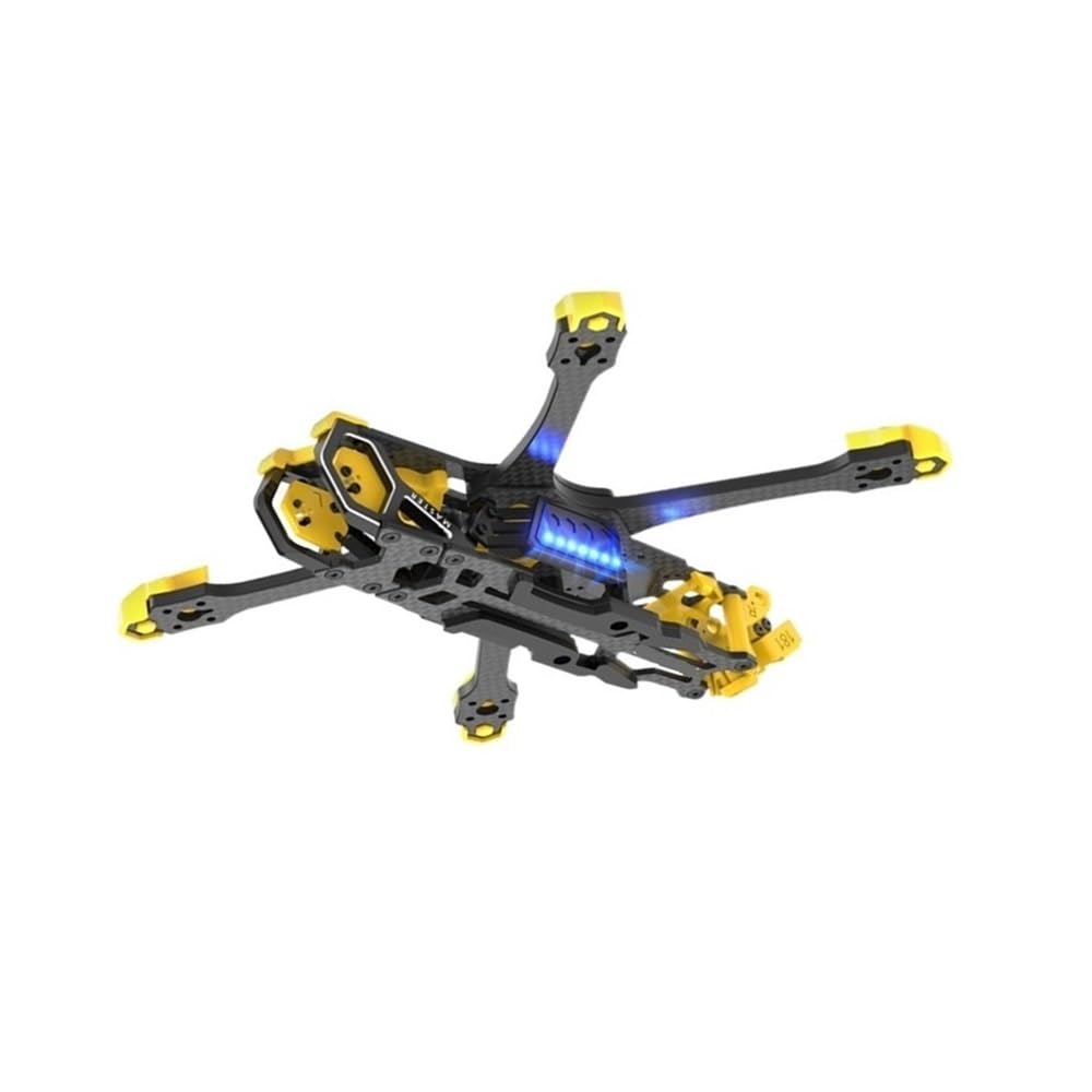 KIT de marco de Dron 5 V2, 5 pulgadas, 130 ° FOV for unidad de aire analógica/O3 VTX/Link RC FPV Racing Freestyle Drone Quadcop