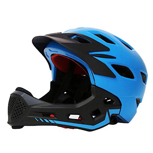 Luckyin Casco de Bicicleta para niños - Casco Infantil Deslizador Equilibrio Bicicleta de montaña Casco Completo Casco Desmontable Craniacea