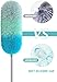 BOOMJOY Microfiber Feather Duster with 100 inches Extension Pole, Dusters for Cleaning High Ceiling, Fan, Blinds, Furniture
