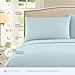 California King Sheet Sets - Breathable Luxury Sheets with Full Elastic & Secure Corner Straps Built In - 1800 Supreme Collection Deep Pocket Bedding Set, Sheet Set, California King, Light Blue