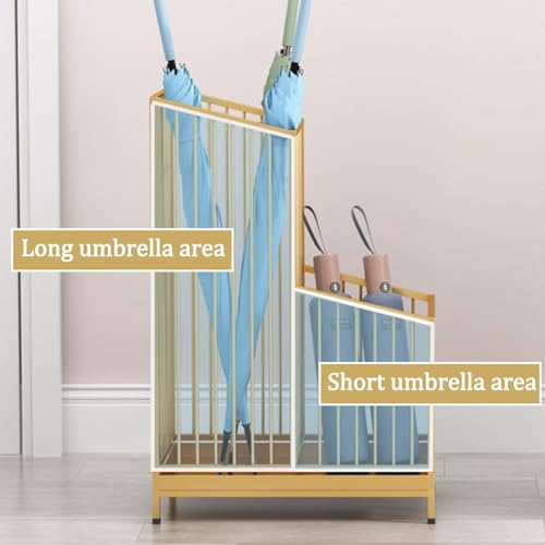Porte-parapluie d'intérieur en métal haut de gamme pour l'accueil des hôtels