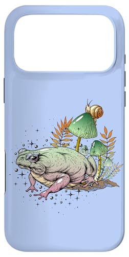 Womens Girls Cottagecore Magical Frog Toad Snail Goblincore �X�}�z�P�[�X iPhone 17 Pro Max �p