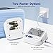 Ovutek Blood Pressure Monitors for Home Use, Automatic Digital Blood Pressure Cuff with Large Cuff for Upper Arm, 2 Users x 120 Sets Memory, Manual Arm Blood Pressure Machine with Backlight (White1)
