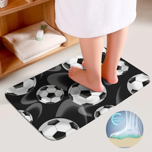 Juego de tres alfombrillas de piso de terciopelo coral con impresión negra y temática floral miniatura 4