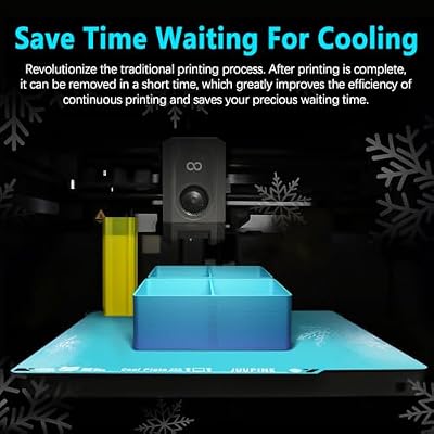 Upgraded OMG Cool Plate for ELEGOO Centauri Carbon/Centauri Carbon 2, 260x271mm Thicker Magnetic CC/CC2 Build Plate with Supertack Smooth Surface, Easy Release 3D Printer Hotbed for PLA PETG Printing