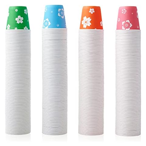 LITOPAK 400 Stück 85 ml Einweg-Badezimmerbecher Cover