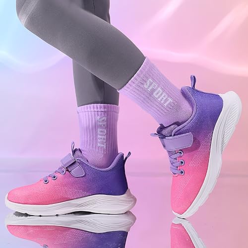 IWIHMIV Sneakers for Toddler Girls Tennis Shoes Girls Shoes for Boys Girls Kids Breathable Sports Athletic Shoes Running Shoes4