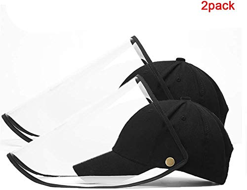 Preisvergleich Produktbild AWQREB Schutzhelm, Abnehmbarer Staubdichtes Abnehmbarer Anti-Spucken Baseballmütze * 2