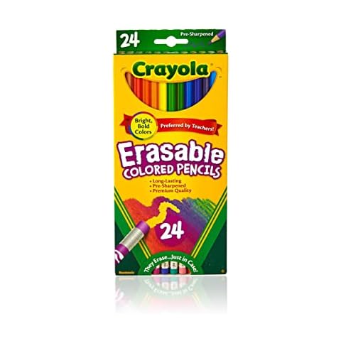 Crayola Erasable Colour Pencil Set of 24 Cover