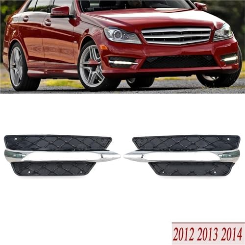 Rejilla de parachoques delantero derecho y cubierta Benz W204 2012-2014 3