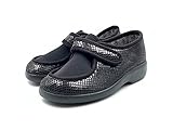  Garzon 3070.287 Zapatilla Cerrada Velcro Mujer Negro Talla: 41