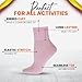 3 Pack Women’s Ankle Socks - Organic Cotton Crew Seamless Toe Socks - Soft Non‑Binding Cuff Best for Sensitive Feet-Size 4-10