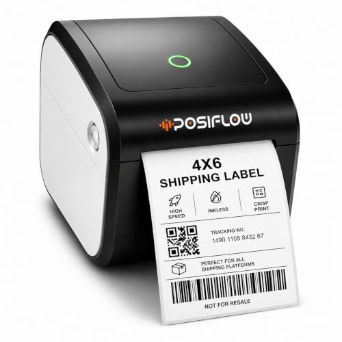 Image of PSF423 4x6 Shipping Label Printer with Bluetooth, Compatible with Amazon, Meesho & Courier Labels, Barcode & Inventory Sticker Printer for Ecommerce, Warehouse & Logistics
