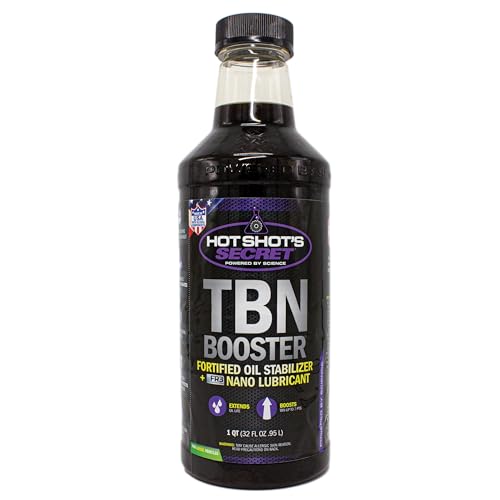 Image of Hot Shot's Secret TBN Booster Oil Additive, 32 oz | Helps increase TBN while protecting engine oil against corrosion and acid buildup.