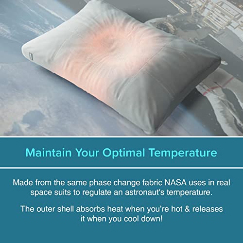 Nuzzle As-Seen-On-Tv Bed Pillow For Sleeping - Ultra Cool And Comfortable - Two Adjustable Inner Layers For Comforting Support - Perfect For Side, Back, And Stomach Sleepers - 100% Machine Washable #TOP4