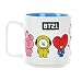 Produktbild Paladone PP6229BT BT21 Favourite Characters-Offiziell lizenzierte Neuheit Trinkbecher, Keramik, weiß