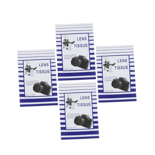 ORFOFE 200 Piezas Papel de Limpieza para Lentes Unidades Portátil Suave Seguro para Gafas Cámaras Microscopios Pantallas Electrónicas