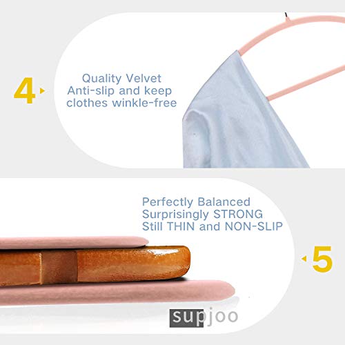 Premium Velvet Hangers - No Shoulder Bumps Suit Hangers with Chrome Hooks,Non Slip Space Saving Clothes Hangers,(Pack of 50) Heavyduty,Rounded Hangers for Sweaters,Coat,Jackets,Pants,Shirts,Dresses