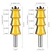 Herdyerdy 1PC Louver Shutter Style Router Bit Woodworking Milling Cutter for Wood Face Mill(12.7x31.75x73.8)