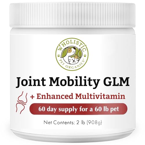 Wholistic-Pet-Organics-Joint-Mobility-GLM-Dog-Joint-Health-Supplement-Glucosamine-Chondroitin-for-Dogs-Arthritis-Pain-Relief-Hip-and-Joint-Support-Green-Lipped-Mussels-for-Dogs-Large-Breed