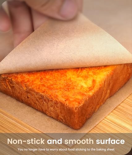 Amfocus PARCHMENT PAPER Sheets, Unbleached Baking Parchment Sheets, Precut Parchment Paper 12 X 16 In, Non-Stick Parchment Paper For Baking Grilling Air Fryer Steaming Bread Cake Cookie thumb #3
