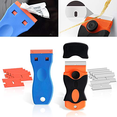 REEVAA Car Wrap Kit Vinyl Wrap Tools Wrapping Heat Gun Kit for Vehicle Graphic Decal Installation Window Film Tint Include Felt Squeegee Vinyl Cutter Gripper Magnet Contour Corner Razor Scraper