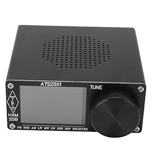 Omabeta Full band draadloze ontvanger, draagbare draadloze ontvanger Si4732 lithiumbatterij, oplaadbaar 2,4 inch kleurentouchscreen voor thuisgebruik