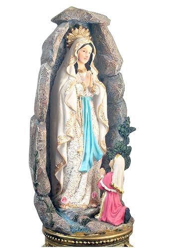 Generic Our Lady of Lourdes Grotto-Mother Mary 10 Inch - Image 8