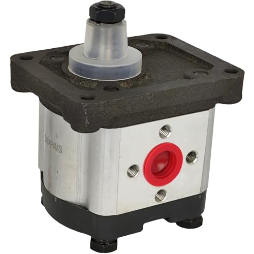 Image of XYZIL Hydraulic Pump 5129481 5179724 3539857M91 Compatible with Massey Ferguson 174 184 194 273 274 283 284 293 294S 353 363 373 377 383 387 393 397 Tractor Clockwise Right Rotation