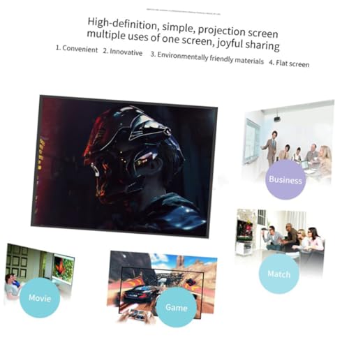 Écran de projection pliable portable Uonlytech écran toile extérieur intérieur