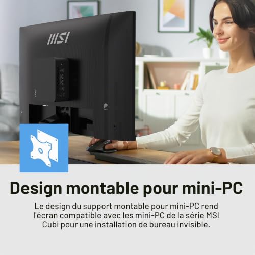 Écran PC MSI Pro MP273Q E14 27 WQHD 144Hz IPS 4ms Haut parleurs - vue 5