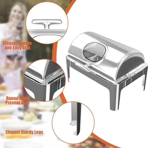 Chauffe-plats en acier inoxydable pour garder vos repas chauds - 3