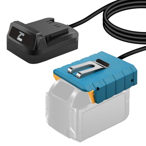 DEWDYS Battery Extension Cord/Adapter for Milwaukee 18V(M18)-14.4V Battery, for Separate