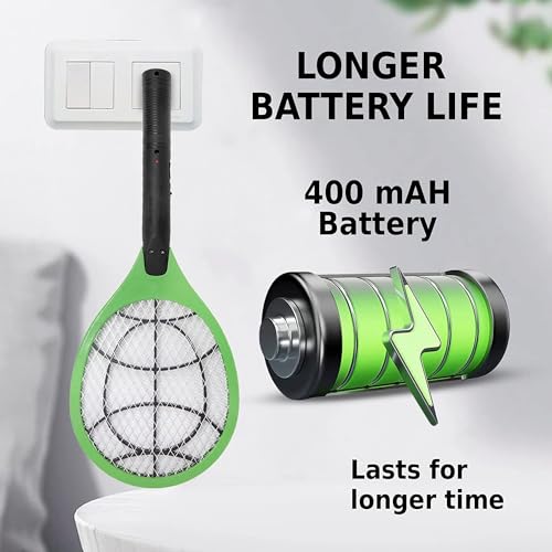 Image of Ephemeral Swatter Anti Mosquito Fly Repellent Bug Insect Repeller Pest Racket Trap Home Tool : RandomColor (Double Racket)