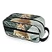 Neceser de Viaje con diseño de Gato y Gatito de Peluche, Bolsa de cosméticos portátil, Bolsa de Maquillaje, Bolsa de Almacenamiento multifunción, Bolsa de Lona para Mujeres y niñas