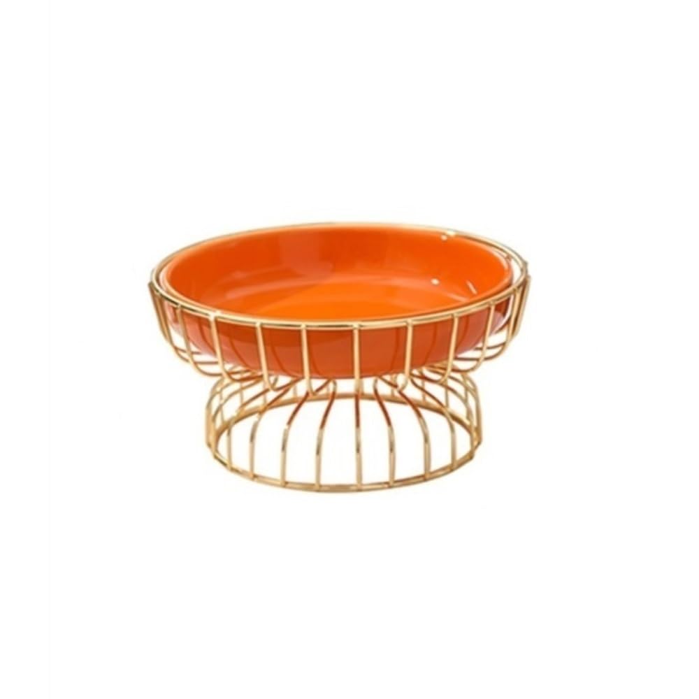 Koszyk na owoce, Półmisek na owoce, Złoty Koszyk, Dwuwarstwowa, Kuchnia, Dom, Miska ceramiczna, Odłączana przekąska, ciasteczka, słodycze, deser, Organizer