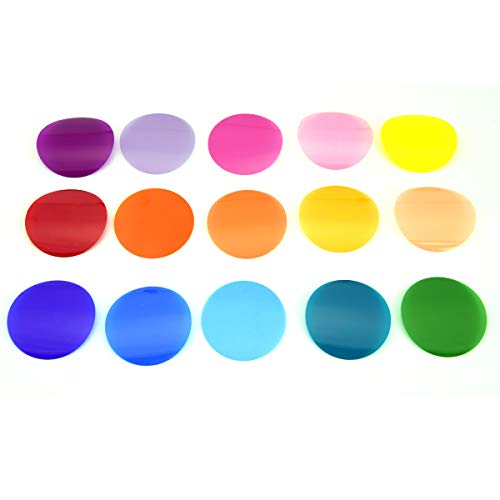 Image of Godox AK-R16 Diffuser Plate with V11C Color Effect Gel Set for Godox V1-C, V1-N, V1-S Speedlite, AD200, AD200PRO with H200R Flash Head (15 Color 30 Pieces)
