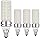 Bogao E26 LED Bulb, 12W White 6000K LED Bulbs, 80-100 Watt Light Bulbs Equivalent, E26 Screw Base,1200 Lumens LED Lights ï¼ˆ4 Pack Whiteï¼‰