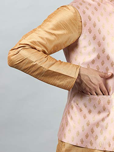 Image of Uri and MacKenzie Men's Silk Blend Kurta Pajama with Designer Ethnic Nehru Jacket /Modi Jacket