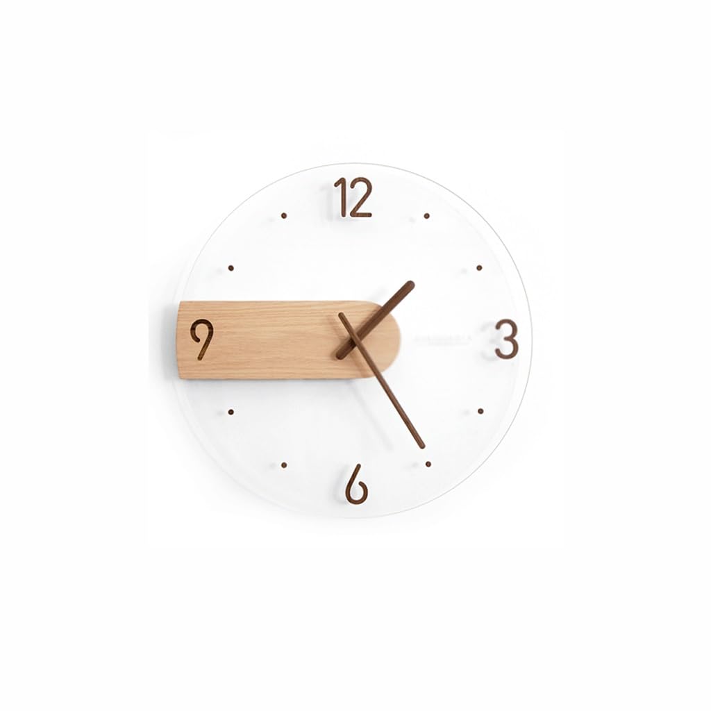 Eines A Silent Decorative Wall Clock Simple Wall Clock Crylic Glass Home Living Room Wall Clock Decorative Clock Easy To Read