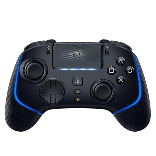 Razer Wolverine V2 Pro - Controller wireless per PS5 e PC (HyperSpeed Wireless, pulsanti d'azione mecha-tattili, D-Pad a 8 microinterruttori, HyperTrigger) Nero