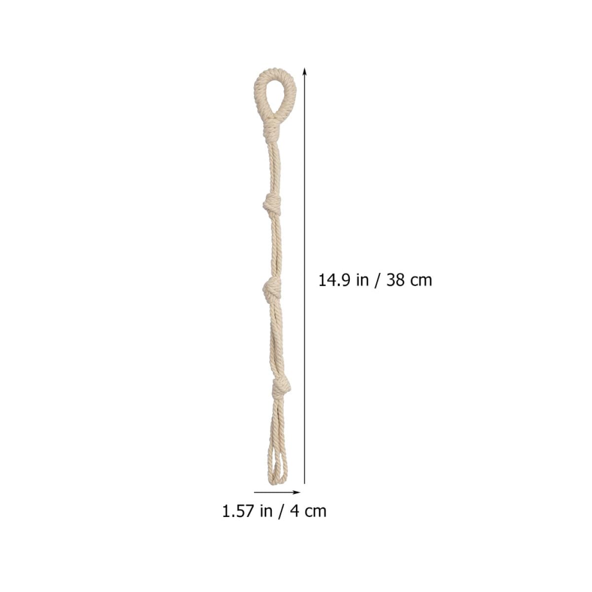 Toyvian 3 Ensembles Rallonge De Crochet Pour Plante Usine Jardinière Suspendue En Macramé Jardinière Suspendue D'extérieur Pendaison Pot Cintre Coton Beige 8 Pièces * 3