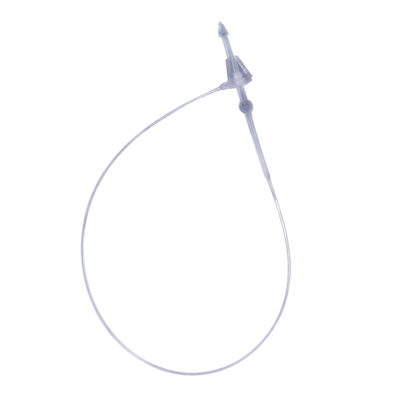 Fodattm Lot De 1 000 Attaches De Sécurité Réglables En Plastique Pour étiquettes De Prix Ou étiquettes De Vêtements (transparent, Longueur : 22,9 Cm